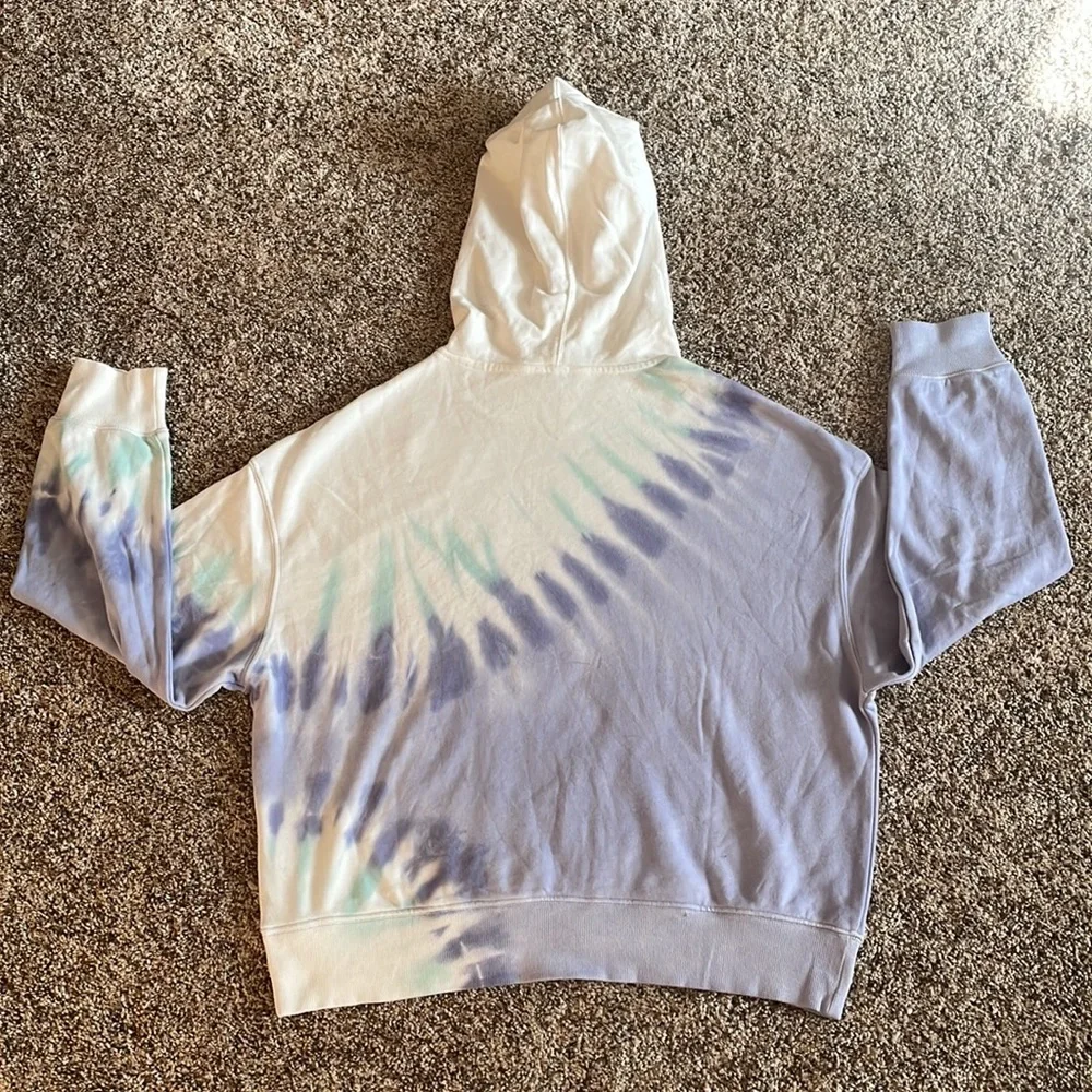 NWT Wildfox Sherbet Tie Dye Hoodie Matching Bottoms SET Color Peri Shibori Sz XL - Picture 8 of 15